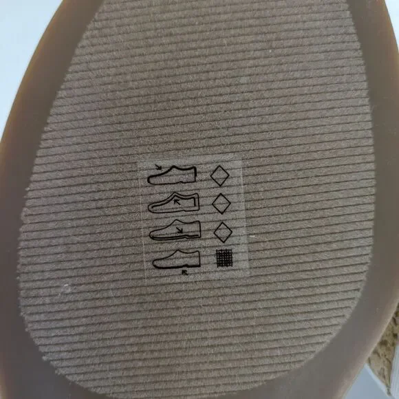 MK Michael Kors Womens Ember Slide Sandal Size 10 Natural Raffia Optic White NIB - Picture 13 of 16